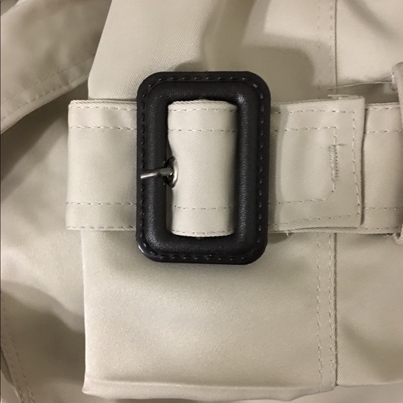 🆕 TRENCH COAT Taupe New Double Breasted Classic - Picture 8 of 8